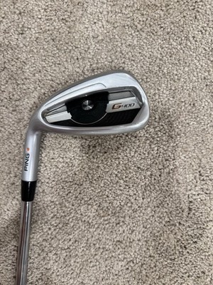 Ping G400 8-Iron LH Regular Flex Steel Shaft 20° Loft Stainless Head