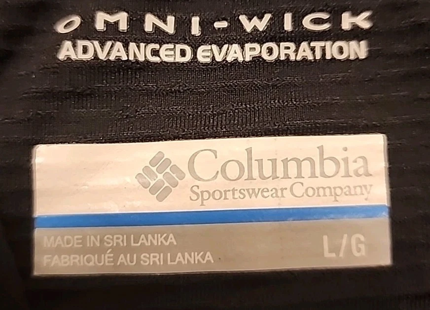 Columbia Omni + Wick Mujer Grande Negro Pullover Sudadera con Capucha 1/4 Cremallera Manga Larga + Measu Foto 4 de 4