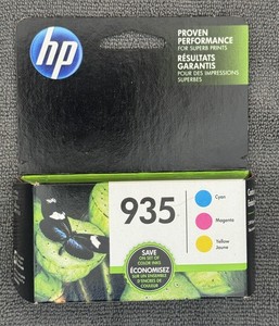 HP 935 Cyan Magenta Yellow Color Ink Cartridges Set - Original HP Ink