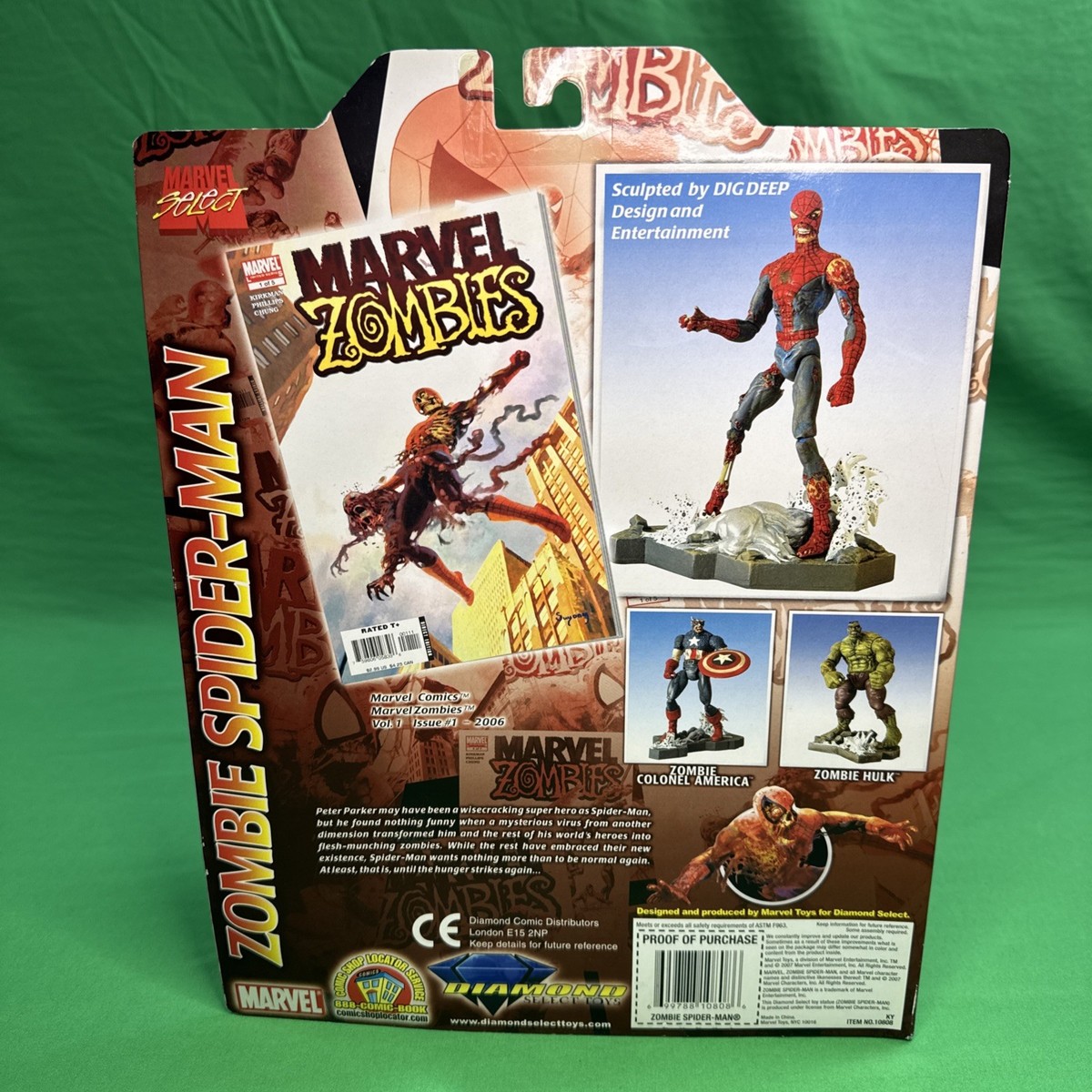 Marvel Select - Zombie Spider-Man - Diamond Select Sealed