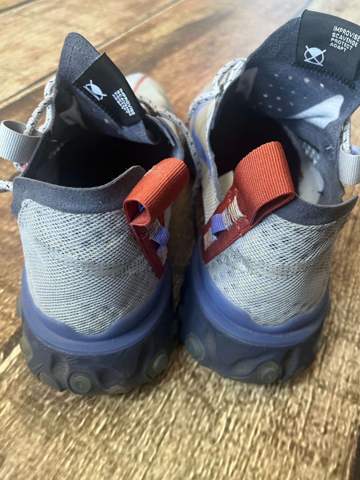 NIKE REACT RUNNER ISPA WOLF GRAY BLUE SNEAKER SHO… - image 3