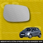 For Toyota Yaris wing mirror glass 05-11 Right Driver side Spherical