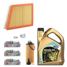 SERVICE KIT 5L 0W20 OIL & ALL FILTERS + PLUGS FOR BMW 120i 1.5 F40 MSPORT 2019+