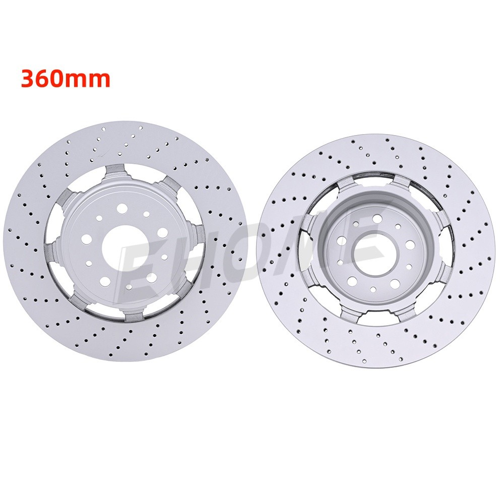 Front Brake Rotors Set For Maserati Granturismo Quattroporte GranCabrio 235318