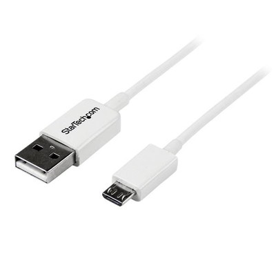 StarTech.com 2 m weißes Micro-USB-Kabel A auf Micro B