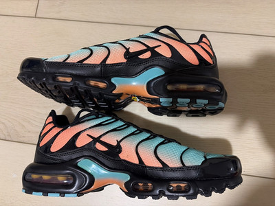 Size 9 Nike Air Max Plus Black/Aurora Green