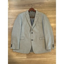 Tommy Hilfiger Men s Gray Houndstooth Sport Coat Blazer Classic Fit Est. 44R