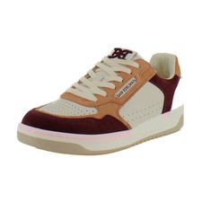 Sam Edelman Harper Women's Fashion Sneakers Clay/Burgundy Leather Size 5 M