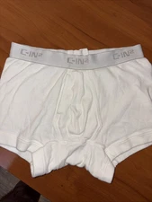 C-IN2 vintage white Boxer brief Size Small 