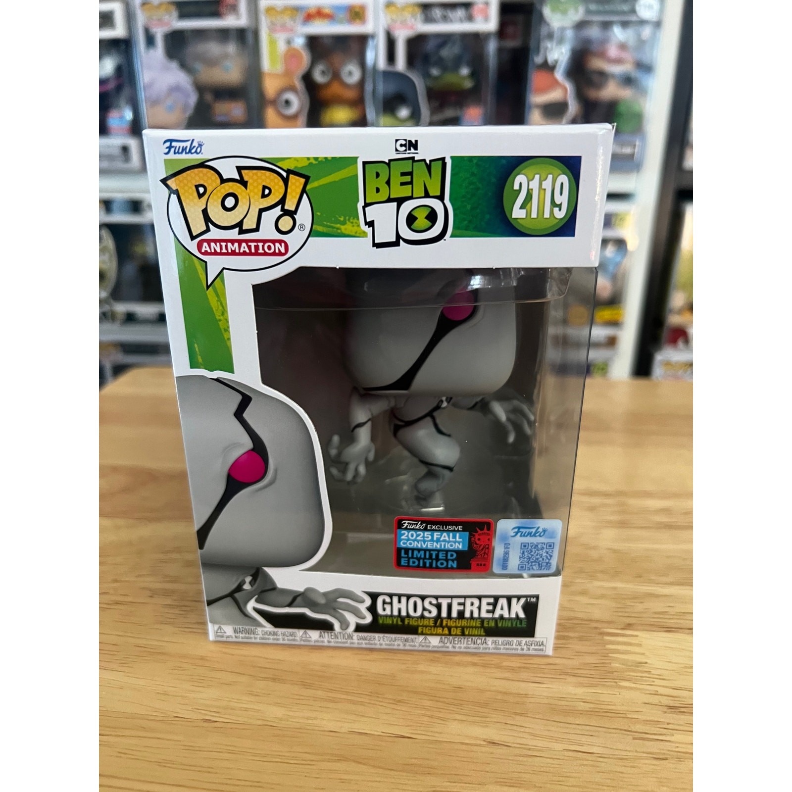 NUEVO EN MANO EDICIÓN LIMITADA Ghost Freak Ben 10 Funko Pop #2119 Cartoon Network