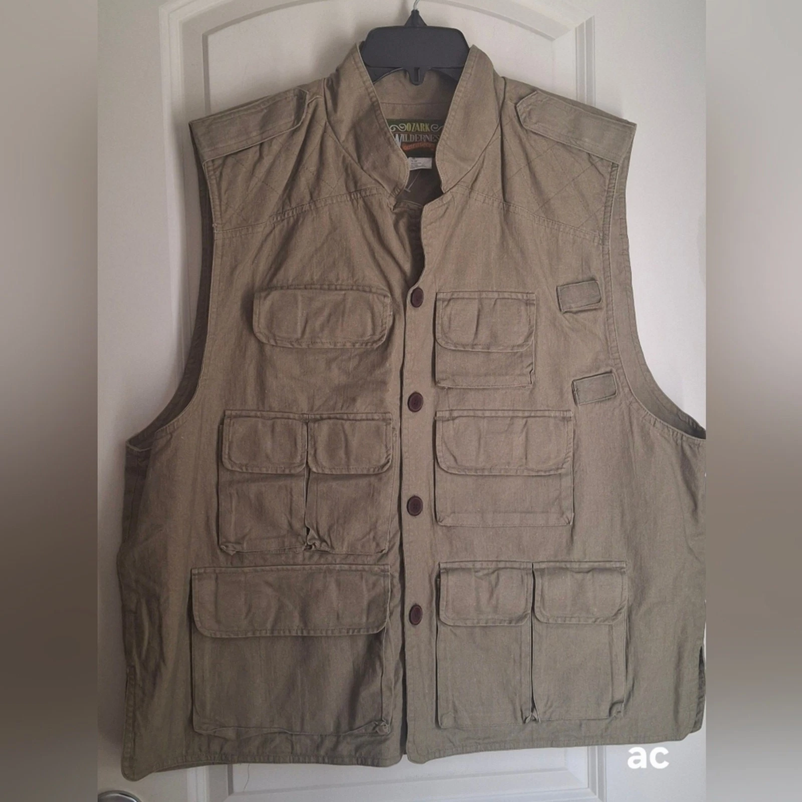 Vintage Ozark Wilderness Men’s XL pockets Outdoor Hunting Vest Camping Safari