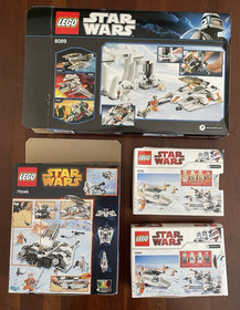 Lego Star Wars Hoth set 8083, 8084, 8089, 75049 Empty Box (es) ONLY