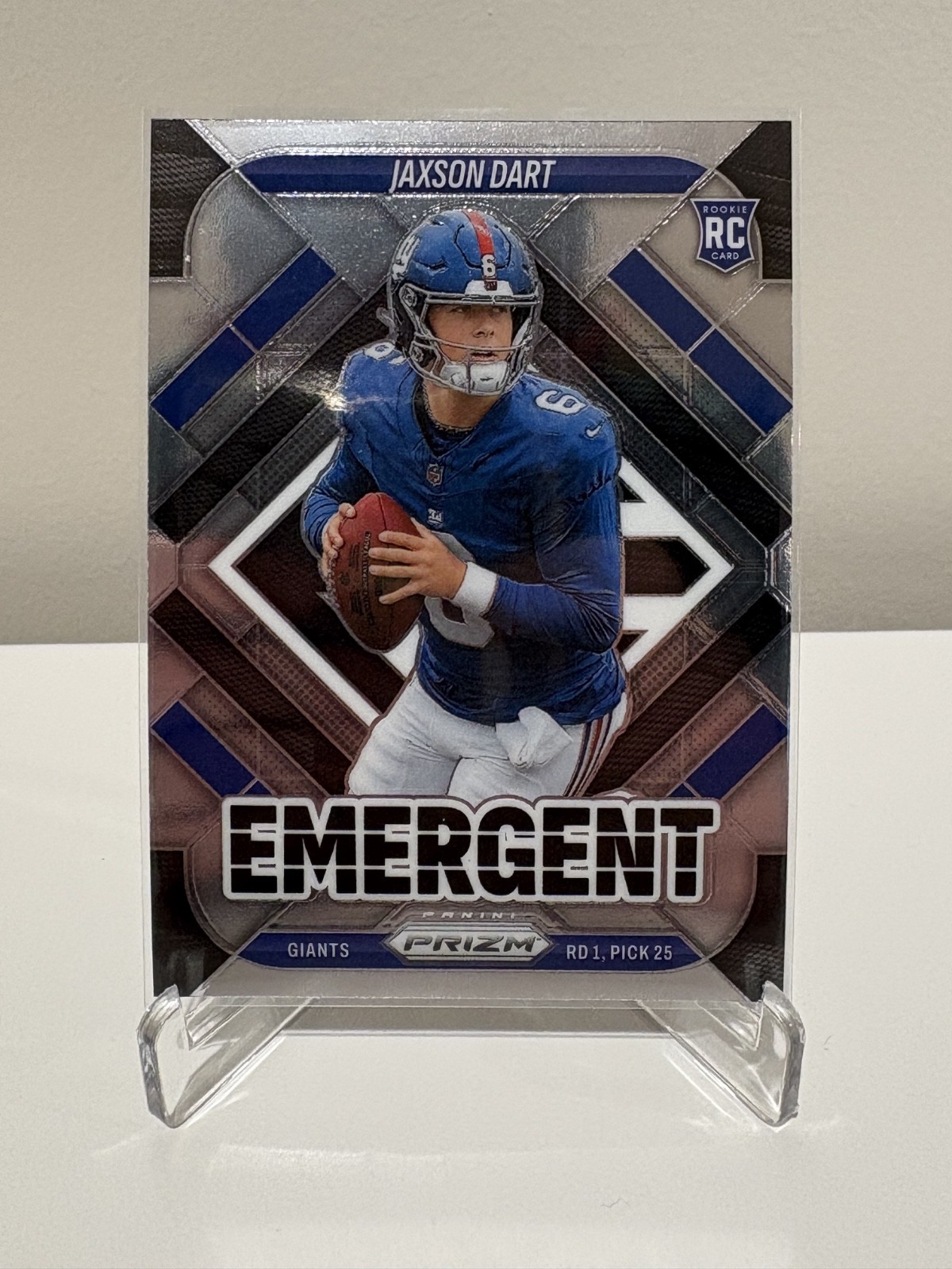Jaxson Dart - 2025 Panini Prizm Emergent #6 Rookie New York Giants
