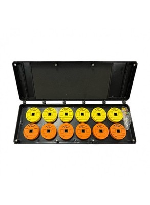 FL Leash Box Hooklength Storage Organizer Fishing Accessories