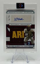 2023 NATIONAL TREASURES #1/1 ONE OF ONE XAZAVIAN VALLADAY RPA RC AUTO PATCH
