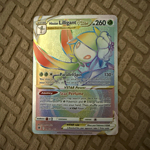 The Pokémon Company Hisuian Lilligant VSTAR 190/189 Astral Radiance Secret Holo