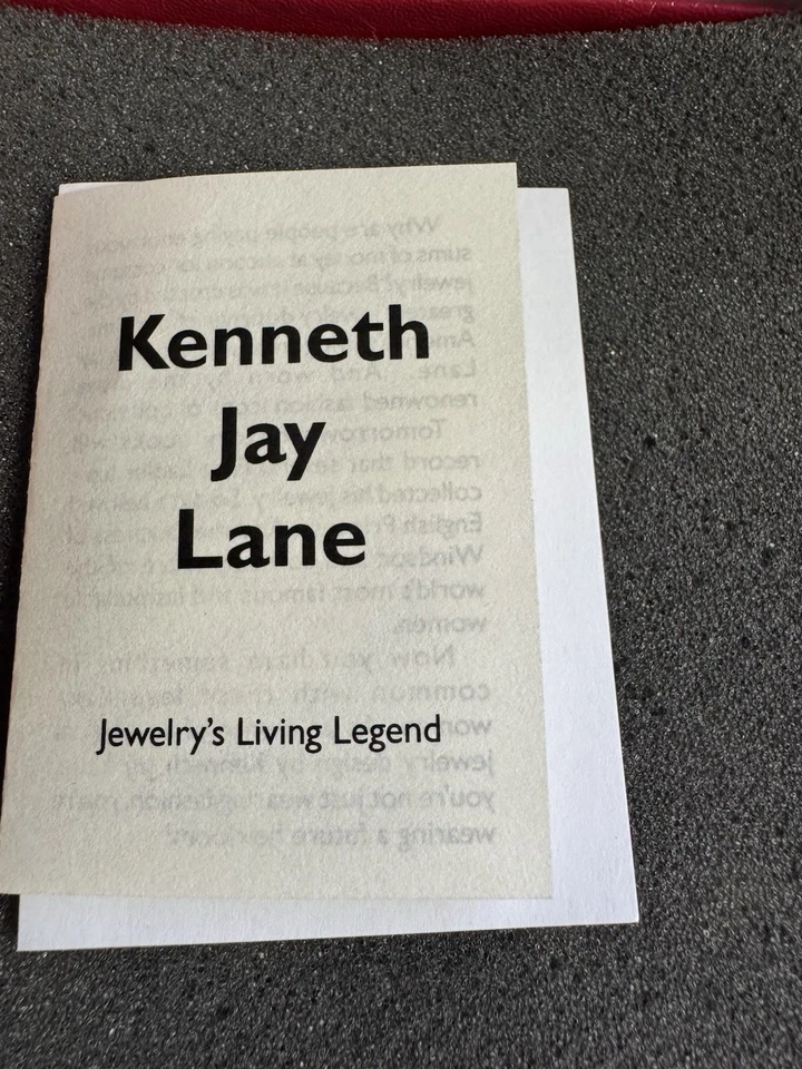 Vintage Kenneth Jay Lane Multicolor Dangle Interchangeable Earrings Plastic - Image 3 of 4