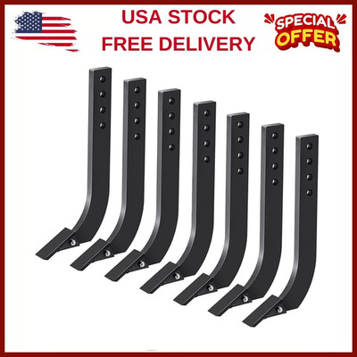 1/5/6/7 PC 16'' Box Blade Shank,Scarifier Shank w/4Holes,Box Scraper,Adjustable