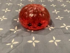 Crazy Fun Super Rare RED Glitter Squishy Bun Viral Mystery Dumpling MEDIUM Size