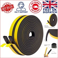 Energy-Efficient Foam Seal for Windows & Doors - 8m Length, Easy Apply Tape