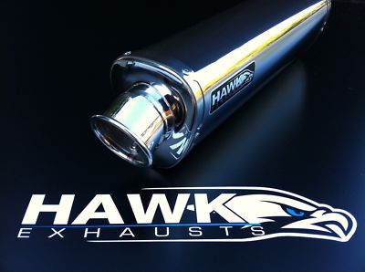 Suzuki Sv 650 03 - Stainless Steel Triangular - Oval Exhaust Race Can, Legal Road