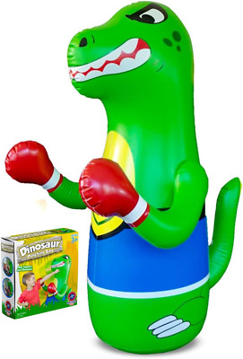 Inflatable Dinosaur Punching Bag for Kids   Bop Bag for Toddlers and Children Ag