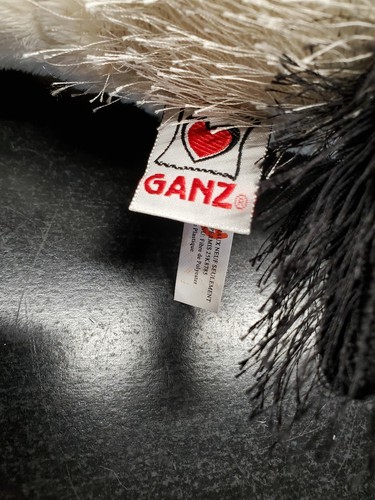 Ganz Webkinz 9 Inch B & W Cheeky Dog Plush - HM192 - NO CODE - Puppy - Picture 10 of 10