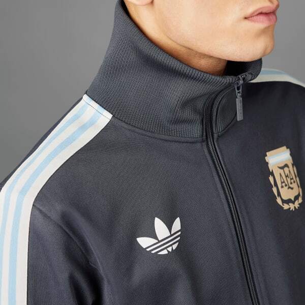 adidas Beckenbauer Argentina Track Top Mens Soccer Jacket Asia-Fit