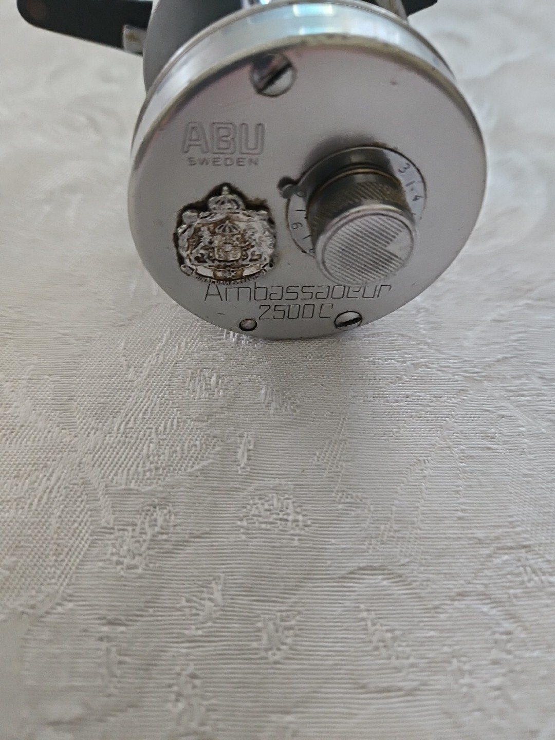 Vintage Abu Ambassadeur 2500C Baitcasting Fishing Reel Sweden Nice Clean