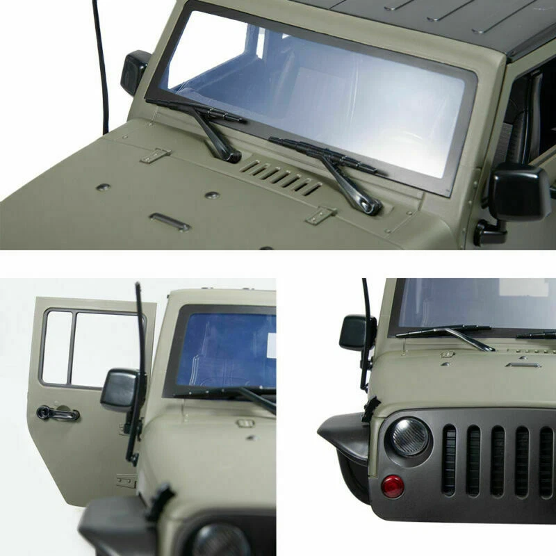 FLYXM 313MM Car Body Shell for 1:10 RC Crawler Jeep Wrangler SCX10II 90046/47 - Image 4 of 4