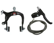 ALTA Bicycle BMX Alloy REAR Bicycle Brake Complete Set BLACK Side-Pull Caliper