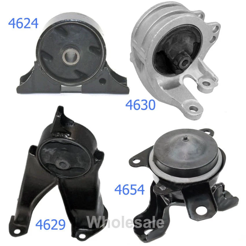 Montaje de motor y transmisión M1140 para 04-11 Mitsubishi Endeavor 3,8 L 4624 4654 4629 4630 Foto 2 de 4