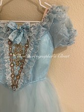 Professional Blue Graduation Ball Clara Doll Ballet Dress Tutu L 10 11 12