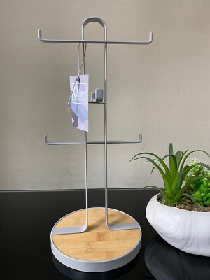 Grauer Tassenbaumhalter Ständer - Stabiler und stilvoller Tassenablage für 6 Tassen