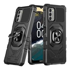 For Nokia G310 5G Case Shockproof Kickstand Cover with Tempered Glass +2 Cables