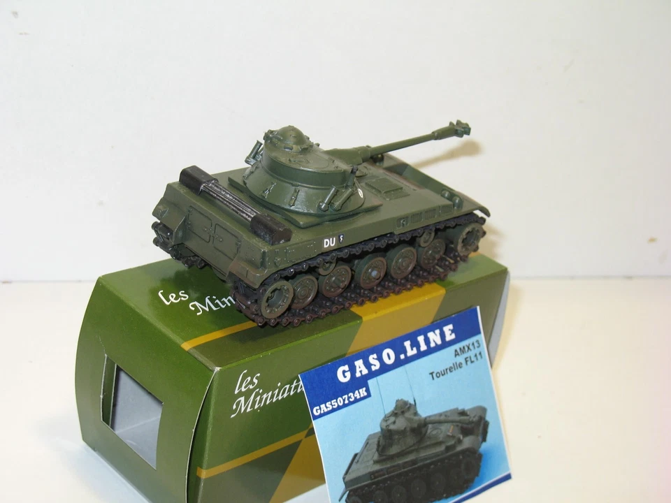 SOLIDO, French Military AMX 13 Tank FL11 Turret Gasoline Line - Image 2 of 4