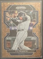 2022 Panini Prizm #233 Ty France Tier III Bronze Donut Circles Prizms 7/40