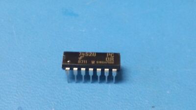 (5 PCS) 74S20PC FSC NAND Gate, S Series, 2-Func, 4-Input, TTL, PDIP14