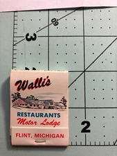 Matchbook -  Walli's  Restaurant Flint  Michigan