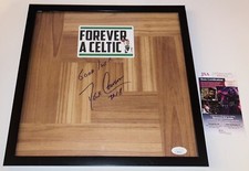 DAVE COWENS SIGNED AUTOGRAPHED 12X12 FRAMED FLOORBOARD BOSTON CELTICS JSA COA!