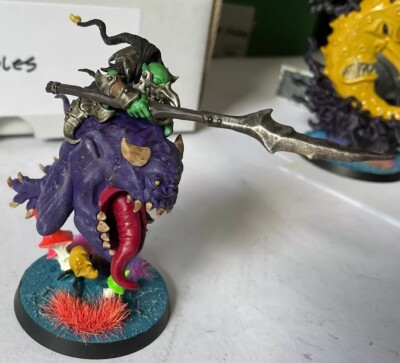 Loonboss Sur Géant Cave Squid Warhammer Âge De Sigmar Aos Gloomspite
