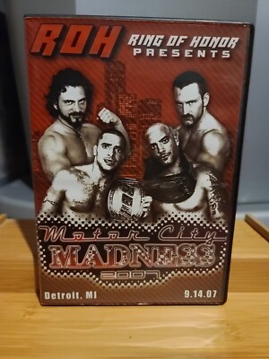 ROH Motor City Madness 2007 DVD Ring Of Honor WWE AEW NXT TNA PWG Rare