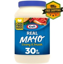 Kraft Real Mayo, Creamy Mayonnaise   Keto  Low Carb, 30 fl oz Jar