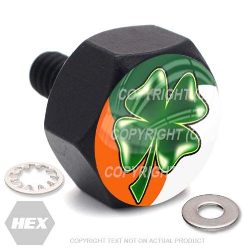 CCP Custom Parts Black Billet Hex Fender Seat Bolt For Harley Davidson 96-17 – Punish Metal Skull B047