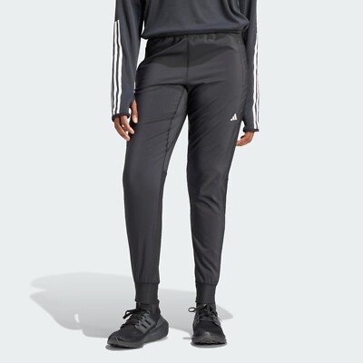 adidas Own The Run Womens Running Pants Grey Fitness Trousers Zip Pockets  UK