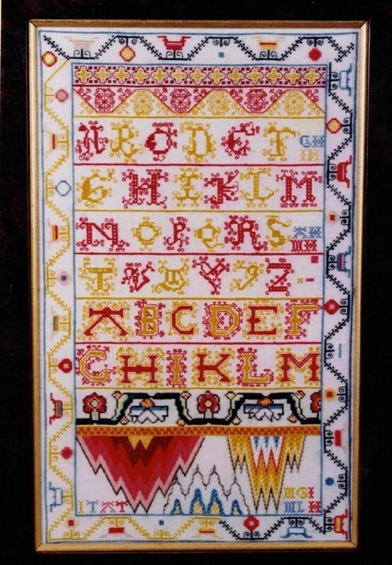 The Scarlet Letter LATE EIGHTEENTH CENTURY SCOTTISH SAMPLER Pattern Chart NEW - Image 2 of 4