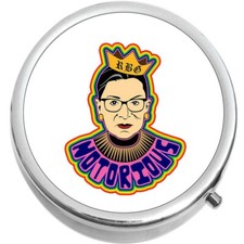Notorious RBG Ruth Bader Ginsburg Medicine Pill Box