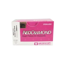 Microcopy 8114.8C NeoDiamond FG NeoSpiral #856 Round Taper Diamond Burs 25/Pk