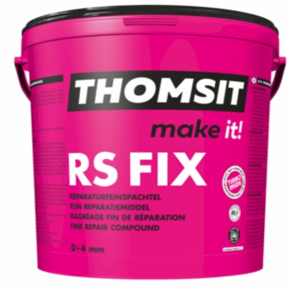 Thomsit RS FIX Repair Fine Spackle 5 kg For Filling & Surface Leveling 0–4 mm