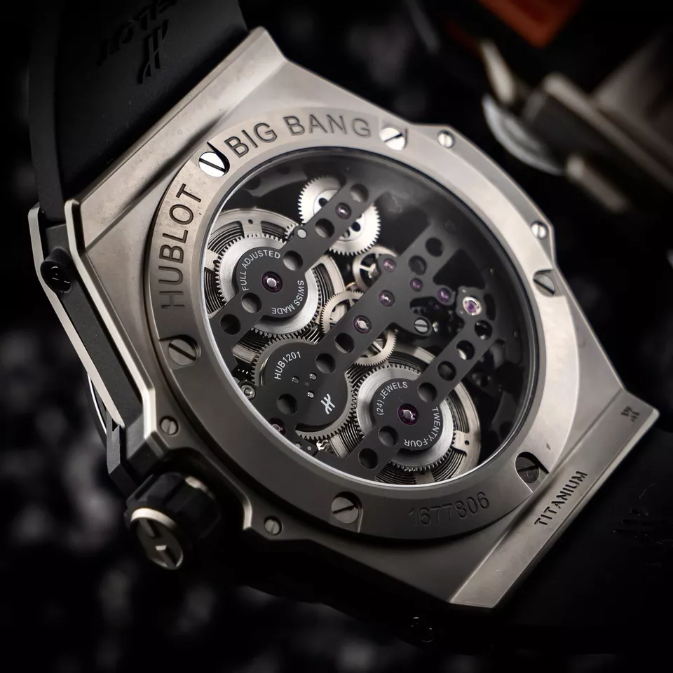 Hublot Big Bang Meca-10 Unico Titanium $23K MSRP Skeleton Dial - 2 Straps - Image 3 of 4